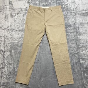 J Crew Flex Slim Chino Pants Men's Size 34x34 Tan Brown
